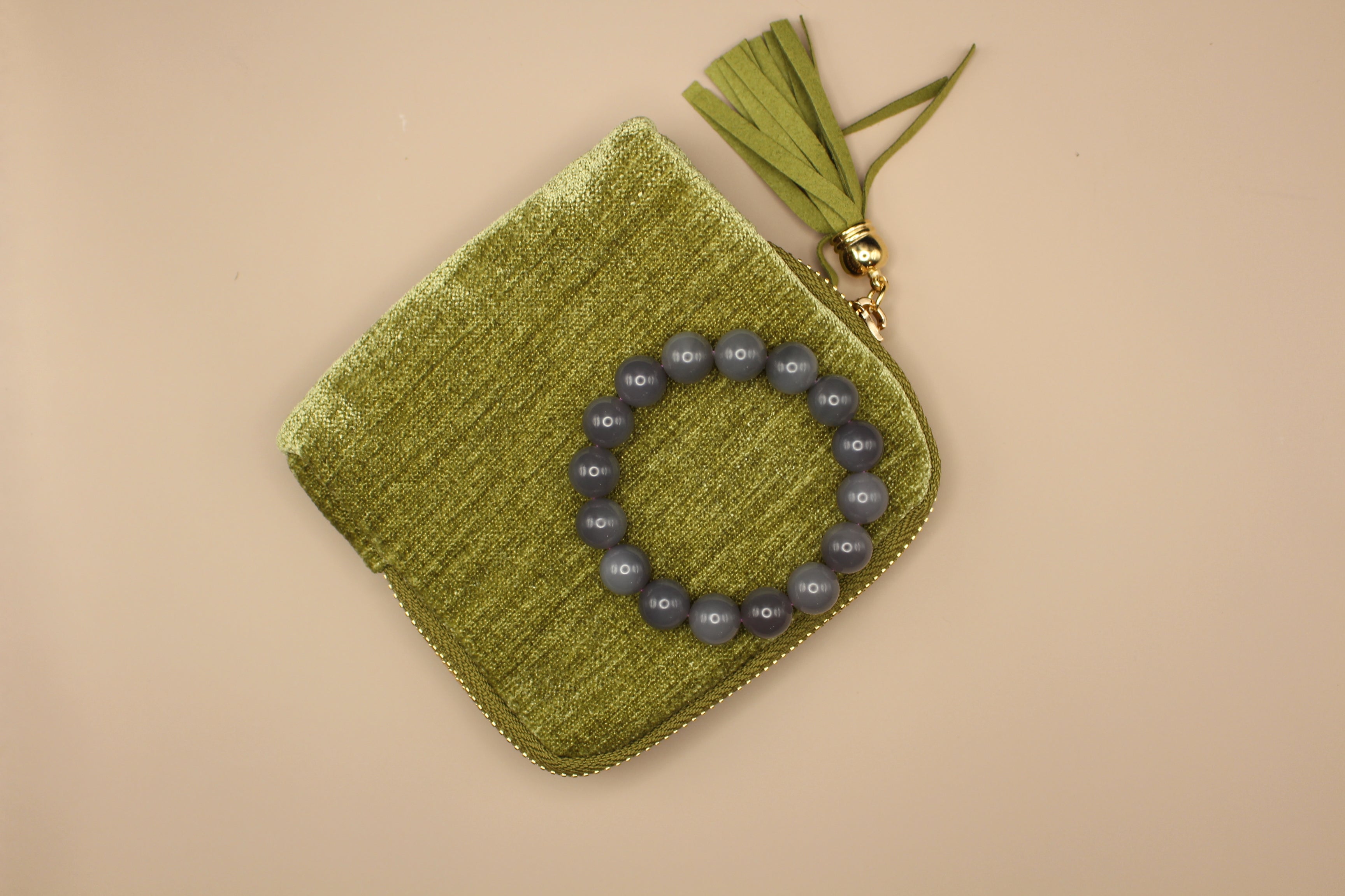 Qinghai Purple Bracelet - Size 8mm