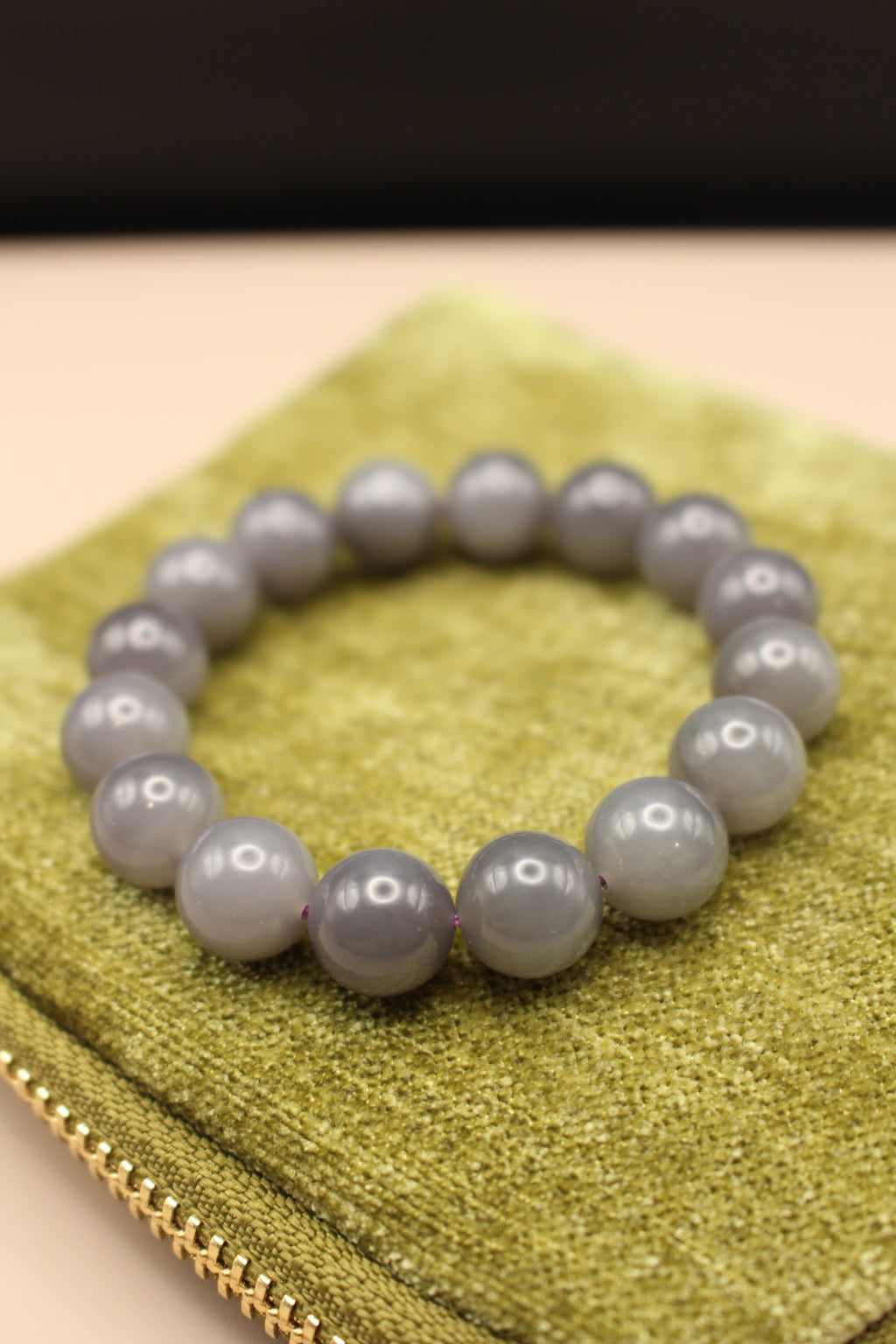 Qinghai Purple Bracelet - Size 8mm