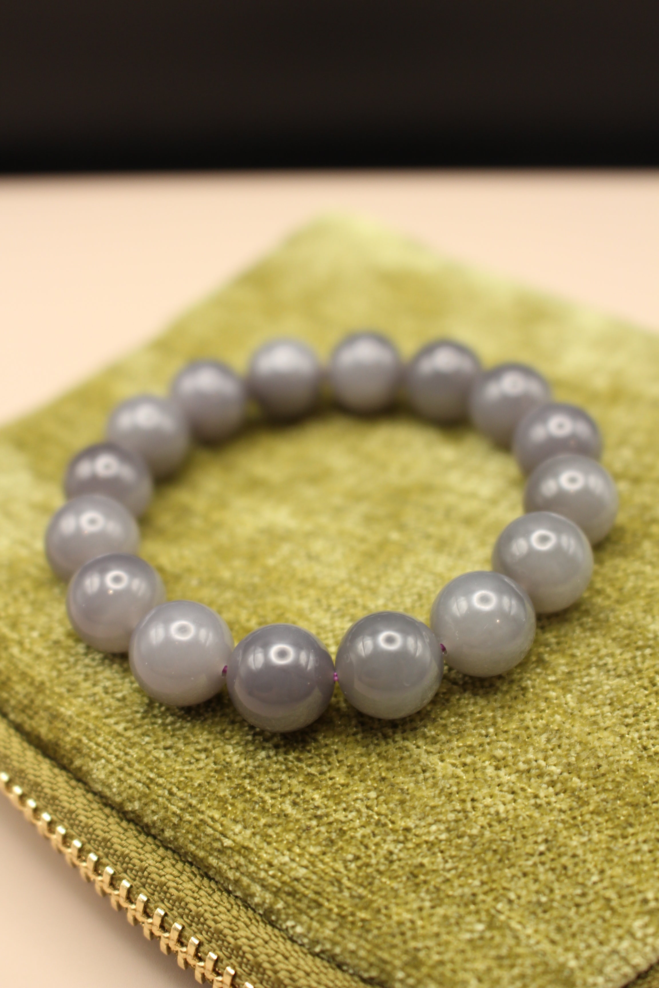 Qinghai Purple Bracelet - Size 8mm