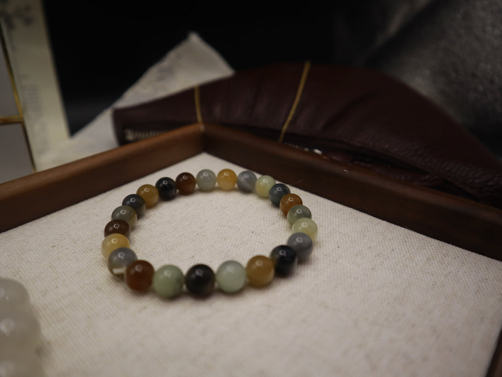 Xinjiang (Loulan) Bracelet, Blend Color - Size 8mm