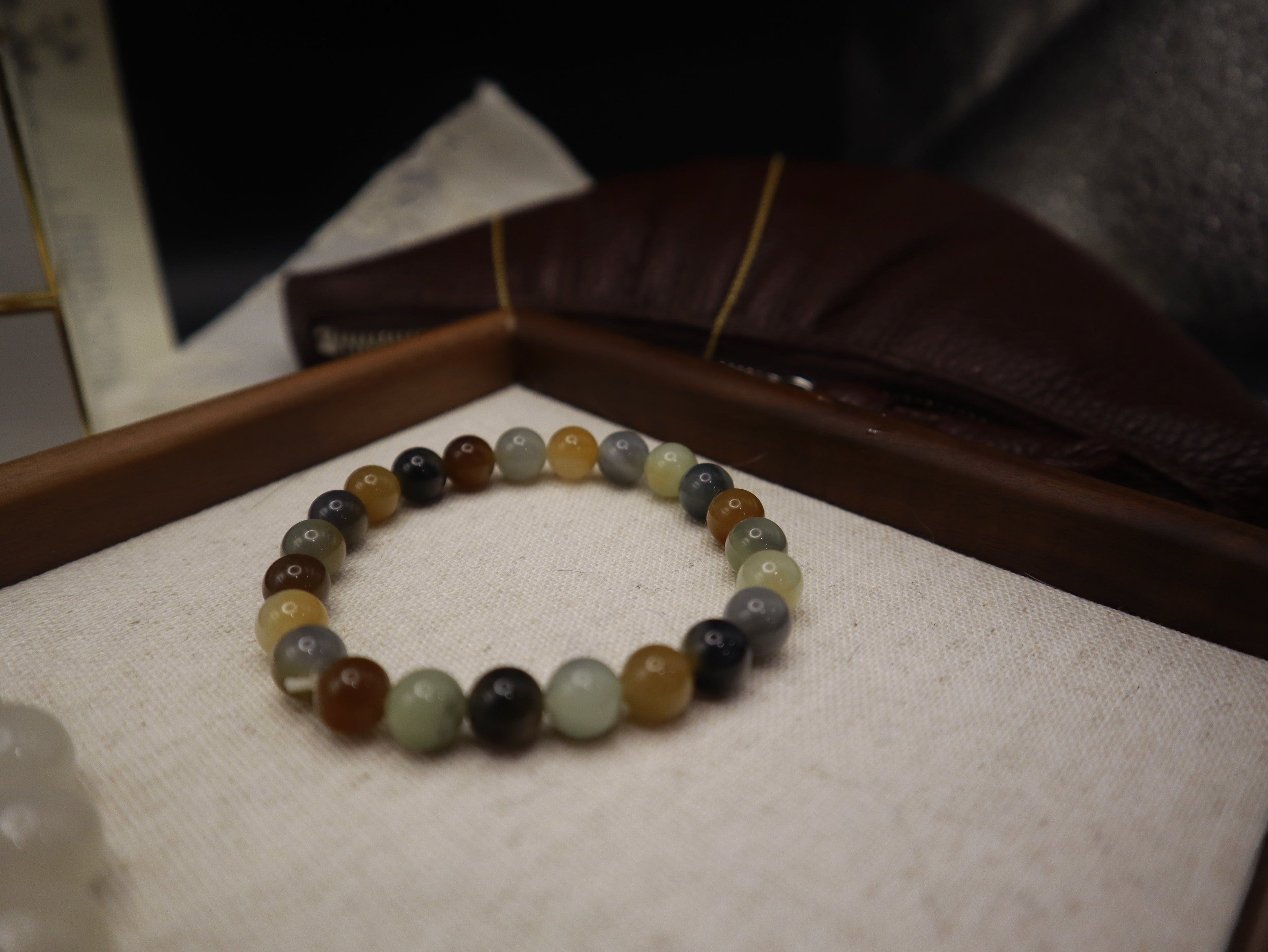 Xinjiang (Loulan) Bracelet, Blend Color - Size 8mm