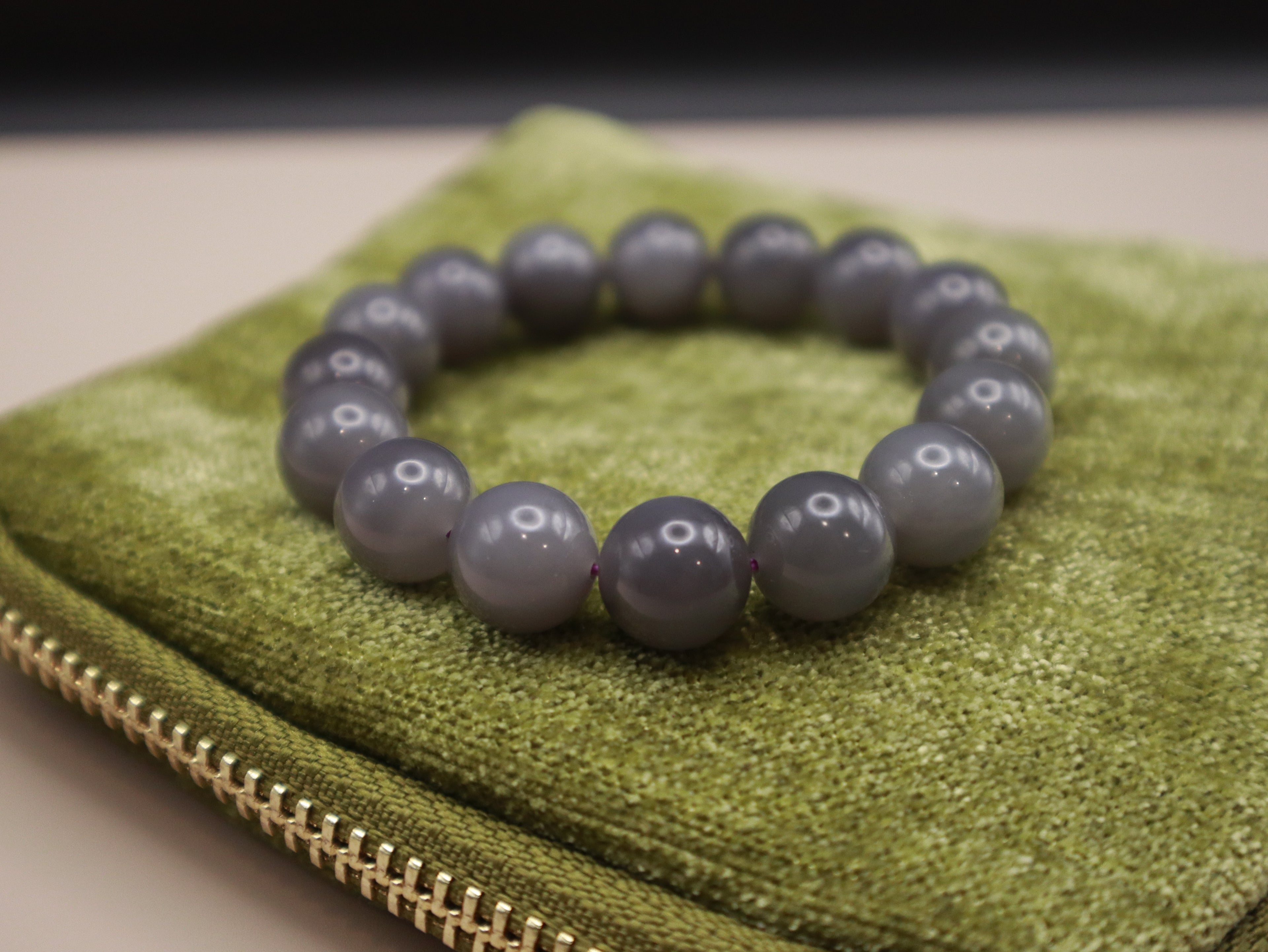 Qinghai Purple Bracelet - Size 8mm